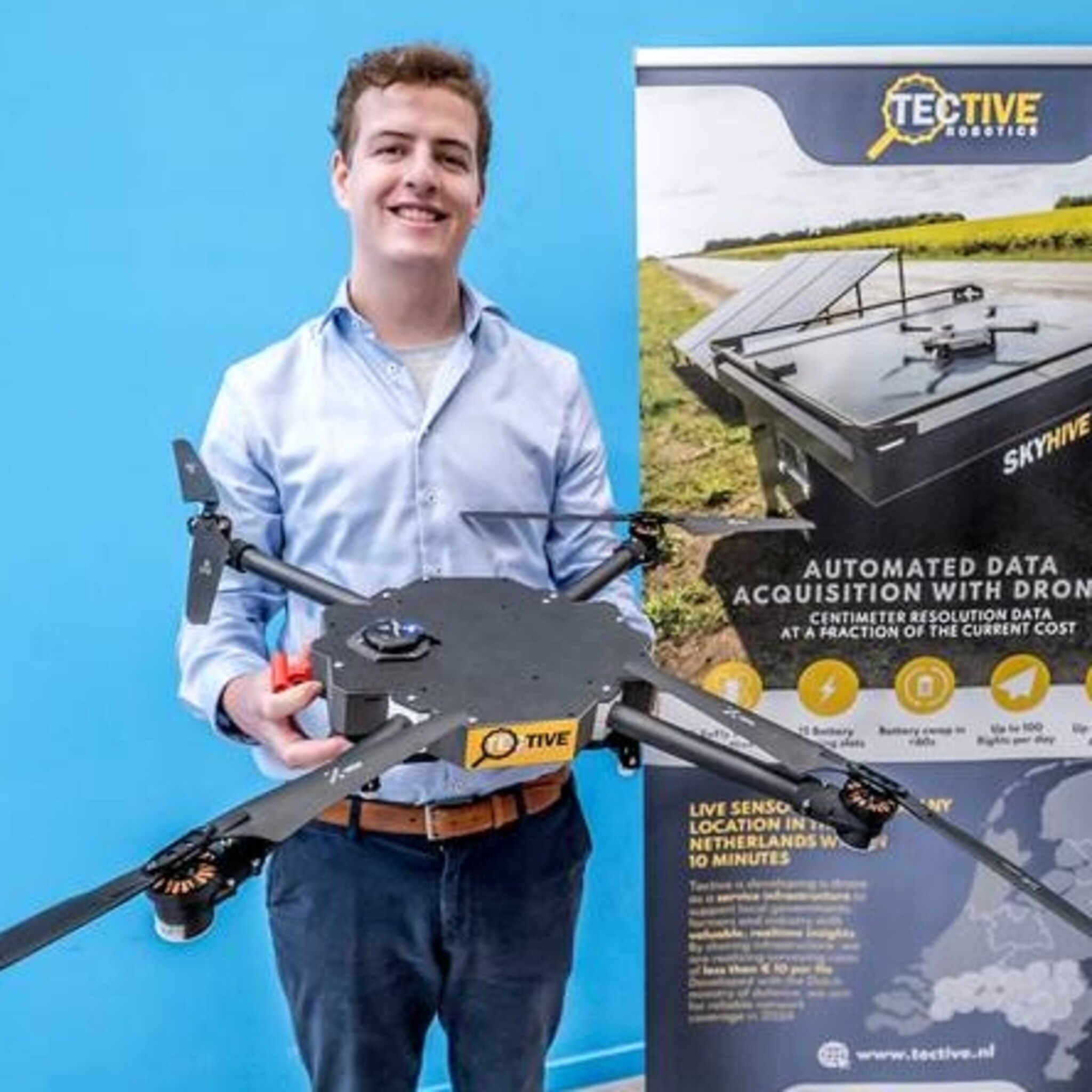 delftse startup komt met autonoom mini vliegveld voor drones