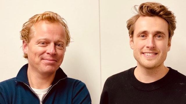 Cheflix-oprichters Jeroen van den Brink en Thomas van Burg. Foto: Cheflix