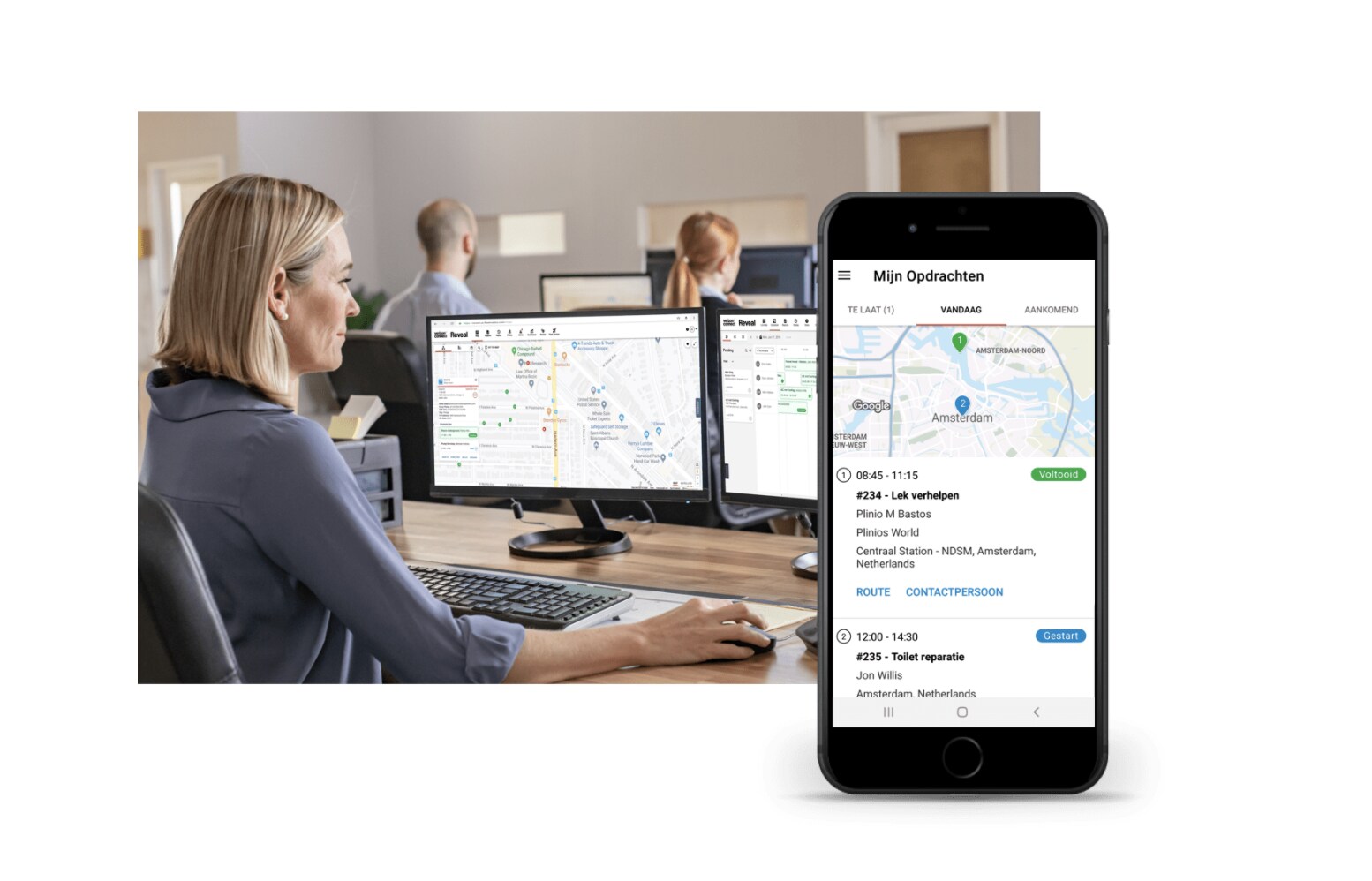 Wagenparkbeheertechnologie is een middel om jezelf als bedrijf te onderscheiden van de concurrentie. Foto: Verizon Connect