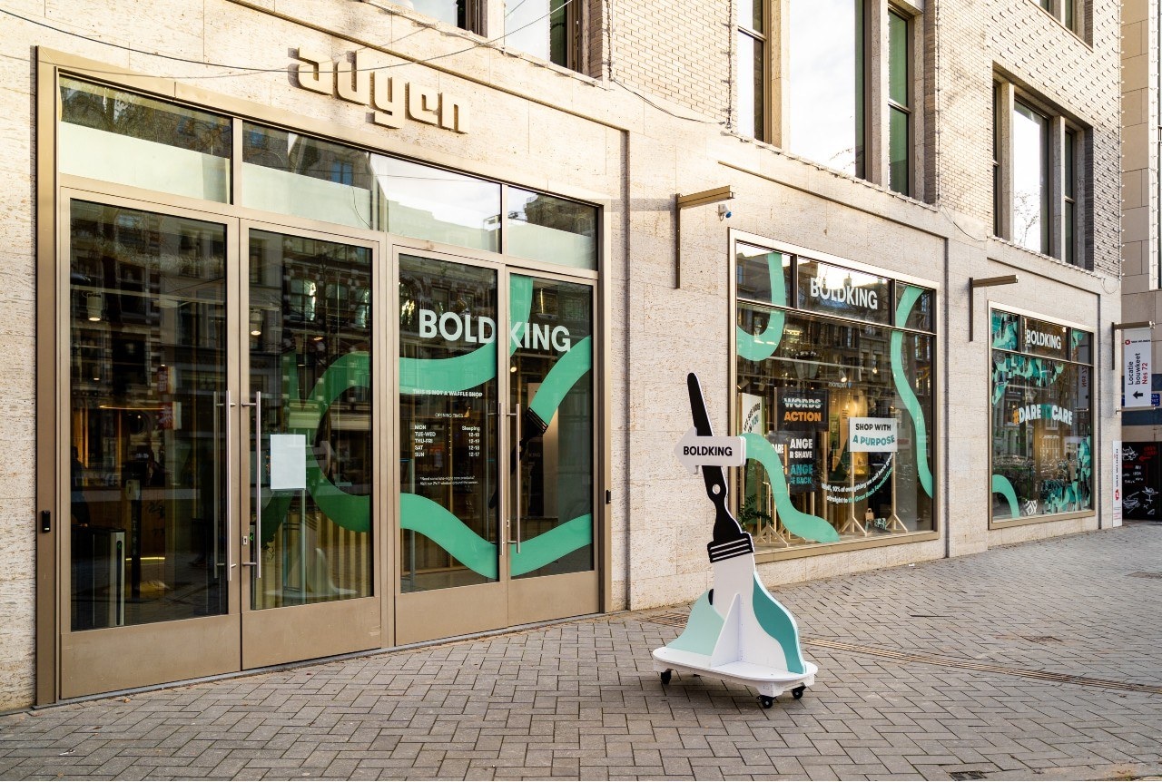 De eerste winkel van Boldking is een samenwerking met betaalplatform Adyen. Foto: Bo van Veen.