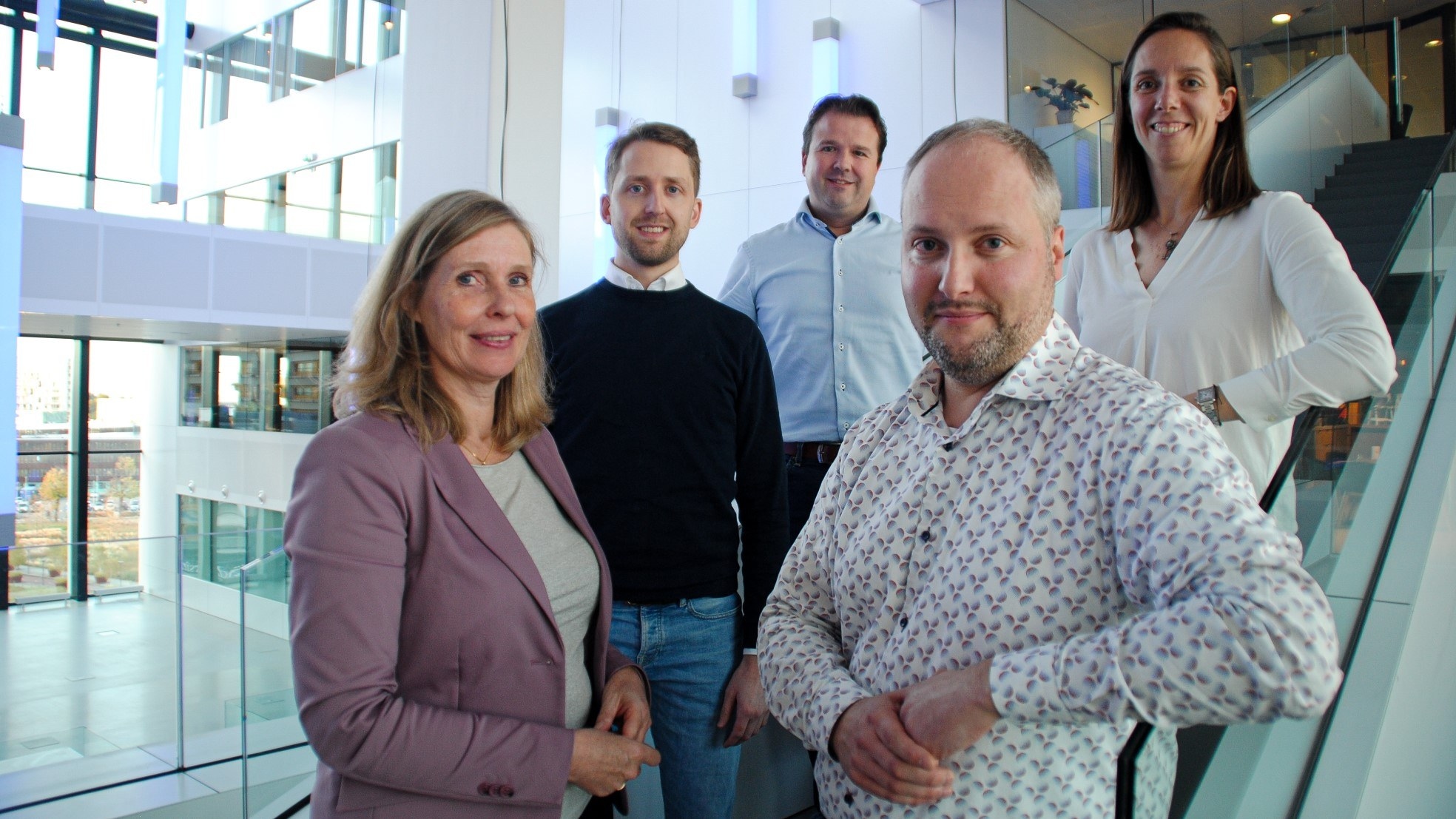 Het team van VIVOLTA met links ceo Judith Heikoop. Foto: VIVOLTA