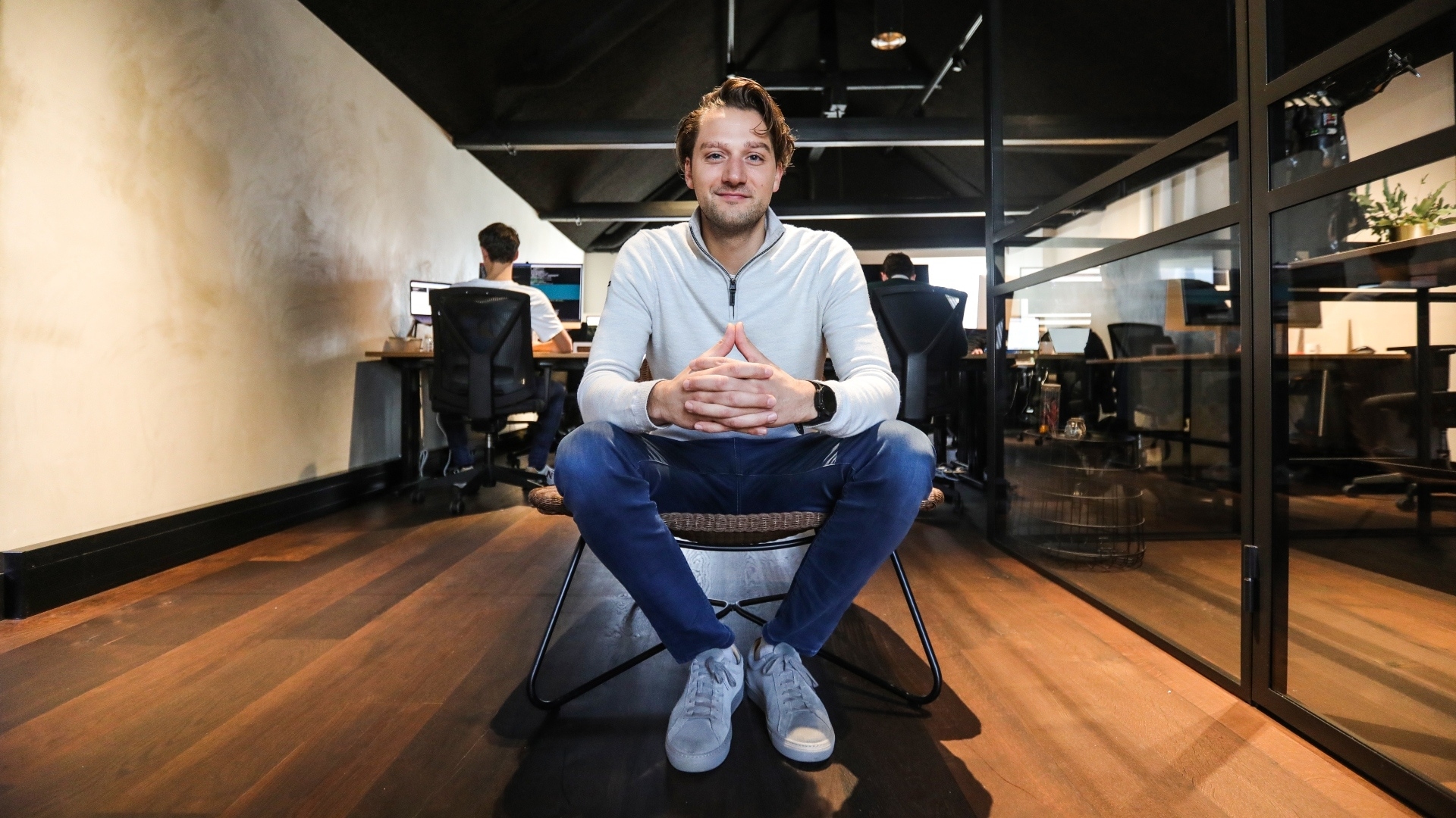 Joost Brugmans (ceo Orderchamp): ,,Als jij wilt inspelen op consumententrends en je klanten wilt blijven verrassen, heb je de hulp van data nodig." Foto: Eva Plevier.