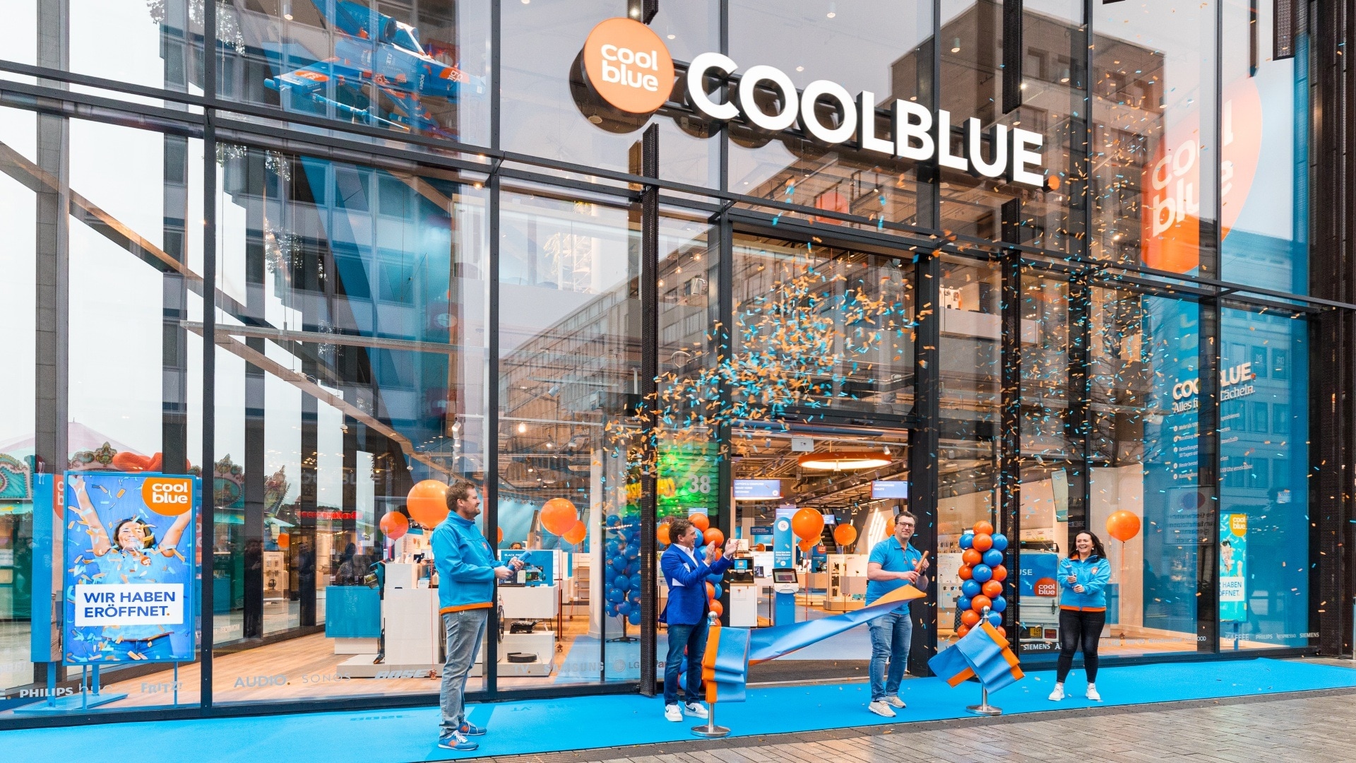 Het eerste filiaal van Coolblue in Duitsland is een feit. Foto: Coolblue