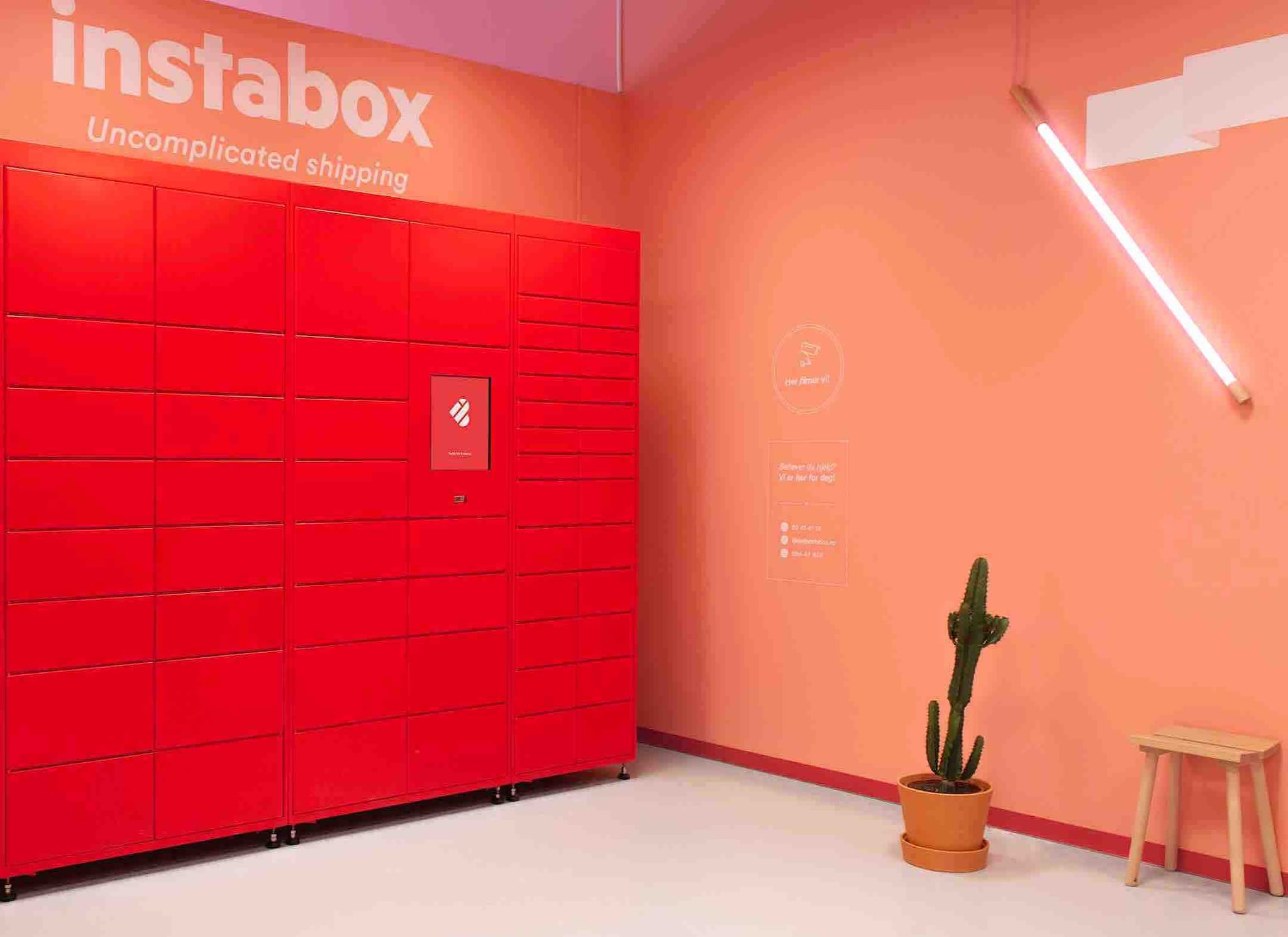 Pakketkluizen van Instabox.