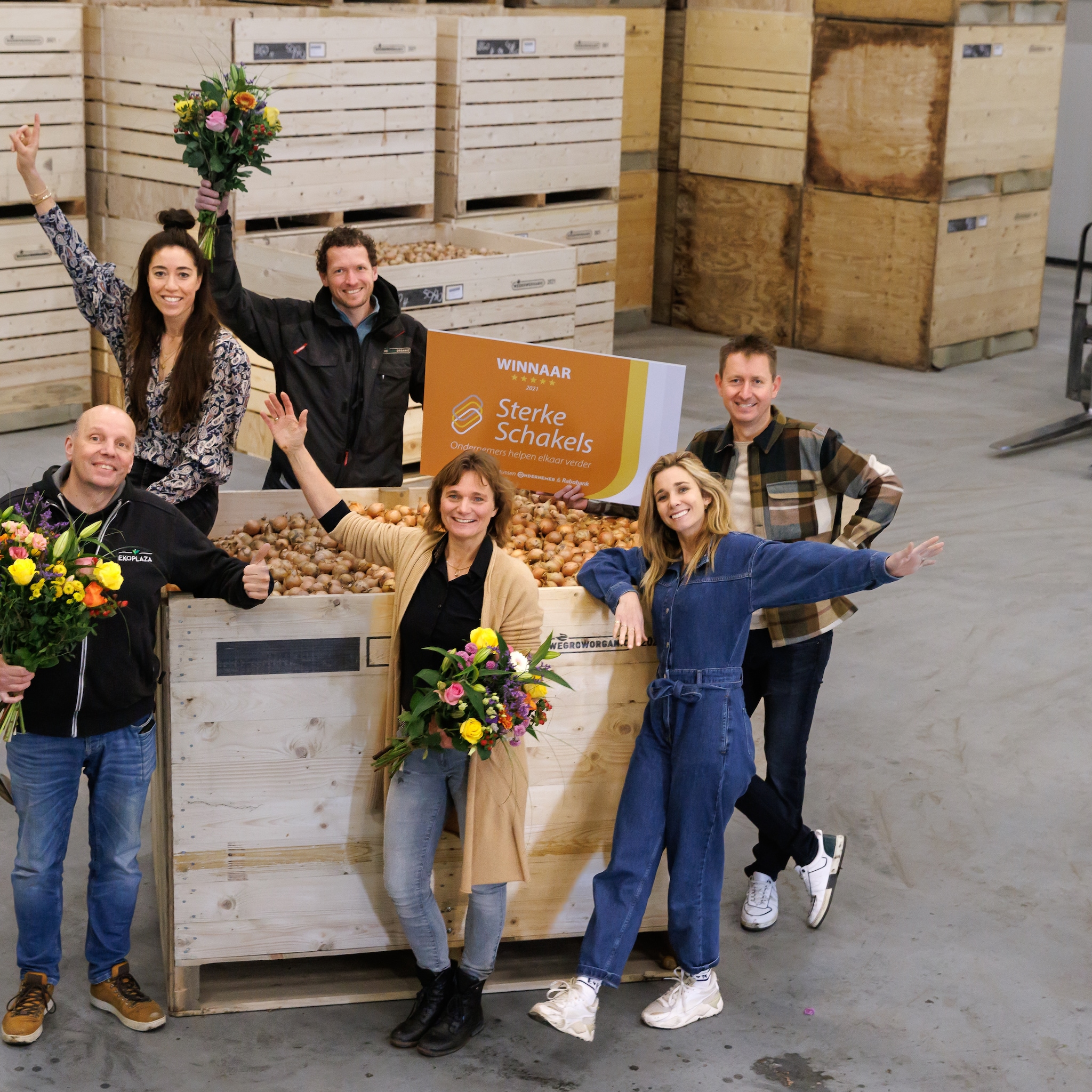 biologische telers van wegroworganic winnaars sterke schakels met field to fork