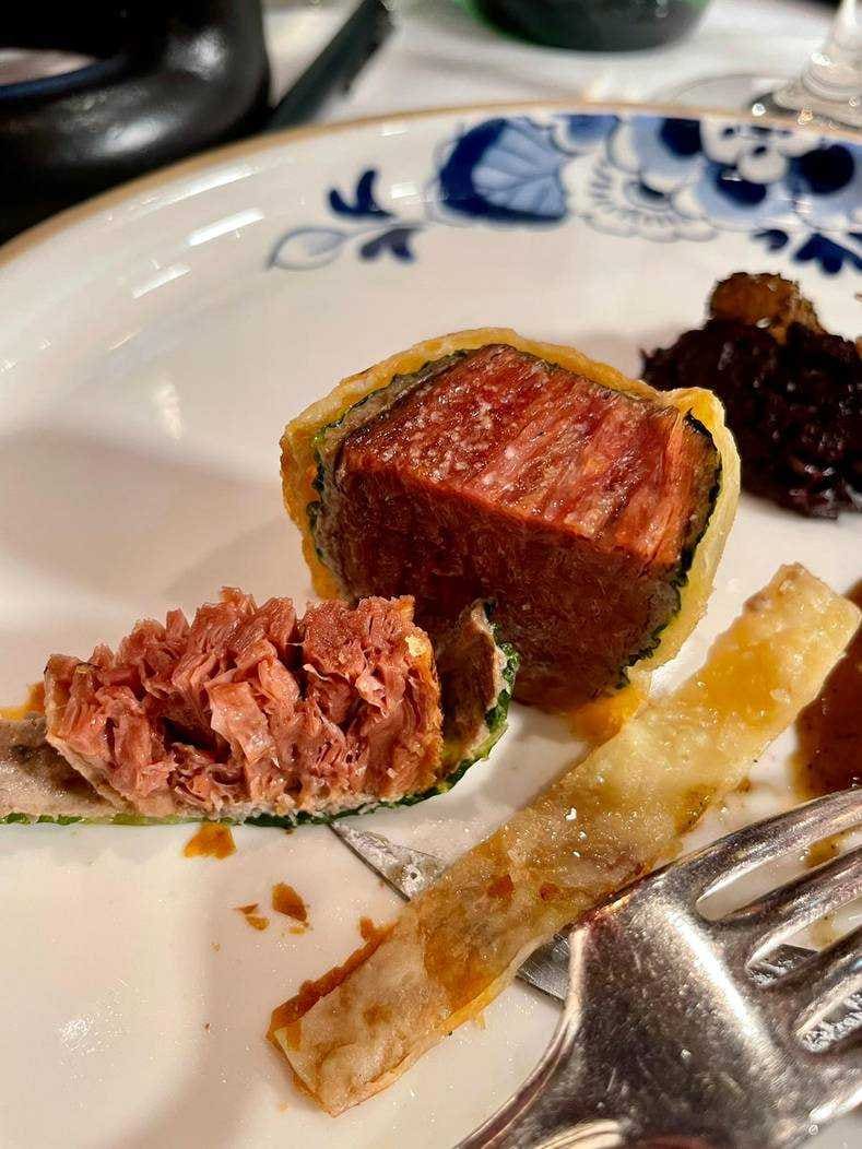 Beef Wellington met Redefine Meat erin. Foto: AD.