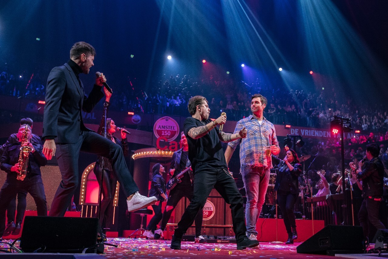 Door de verscherpte maatregelen die in de lucht hangen, staat Vrienden van Amstel Live - georganiseerd door Tribe Company - voor januari '22 op de tocht. Foto: ANP