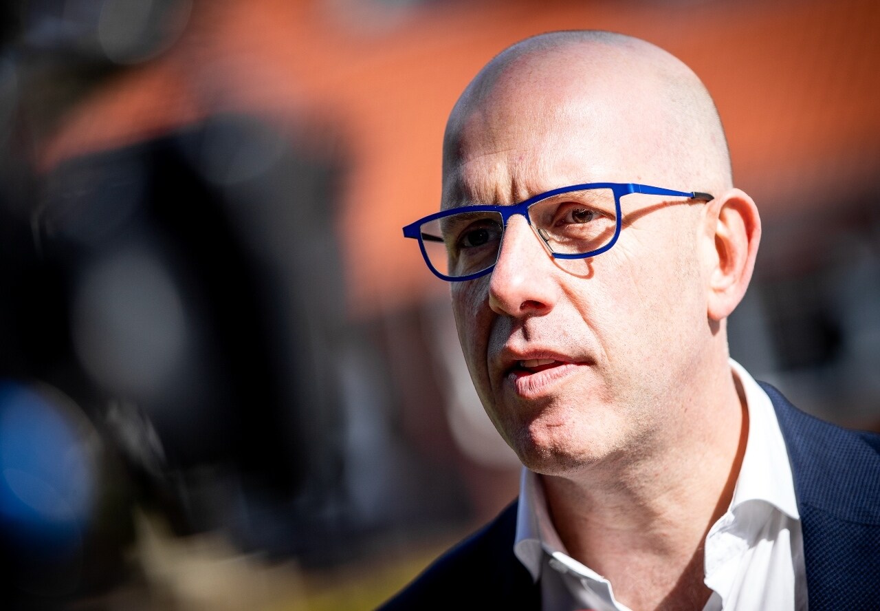 Gijs de Jong zit namens de KNVB in de Alliantie van Evenementenbouwers. Foto: ANP.