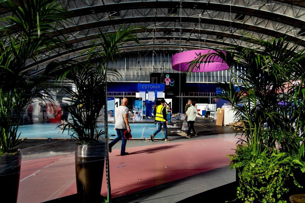 Money 20/20 in de RAI in Amsterdam was een van de eerste zakelijke evenementen in de coronacrisis. Daar lijkt nu weer een streep door te kunnen. Foto: ANP.