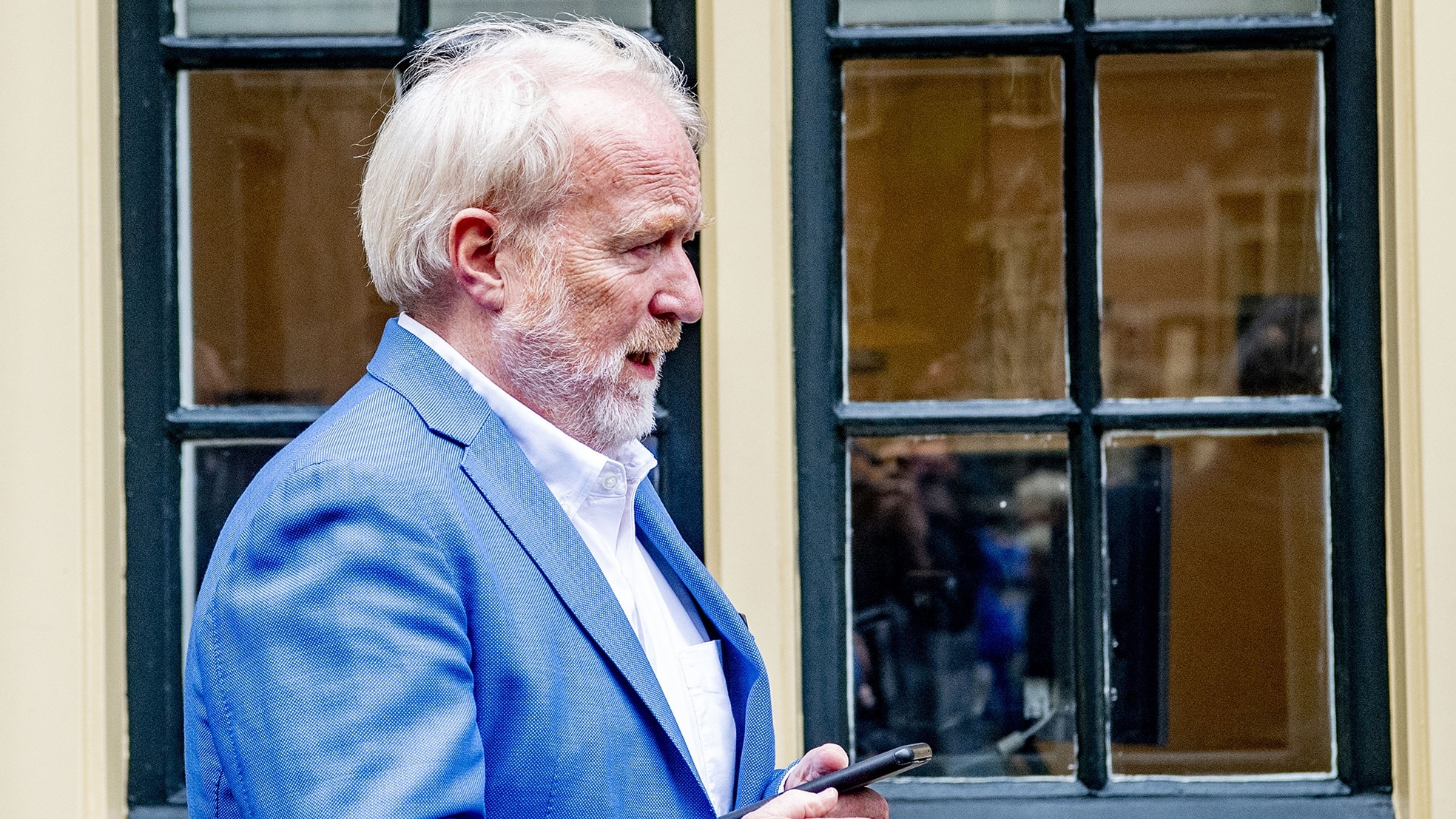Jaap van Dissel (RIVM) komt aan voor overleg over de oplopende besmettingscijfers. Bron: ANP Foto