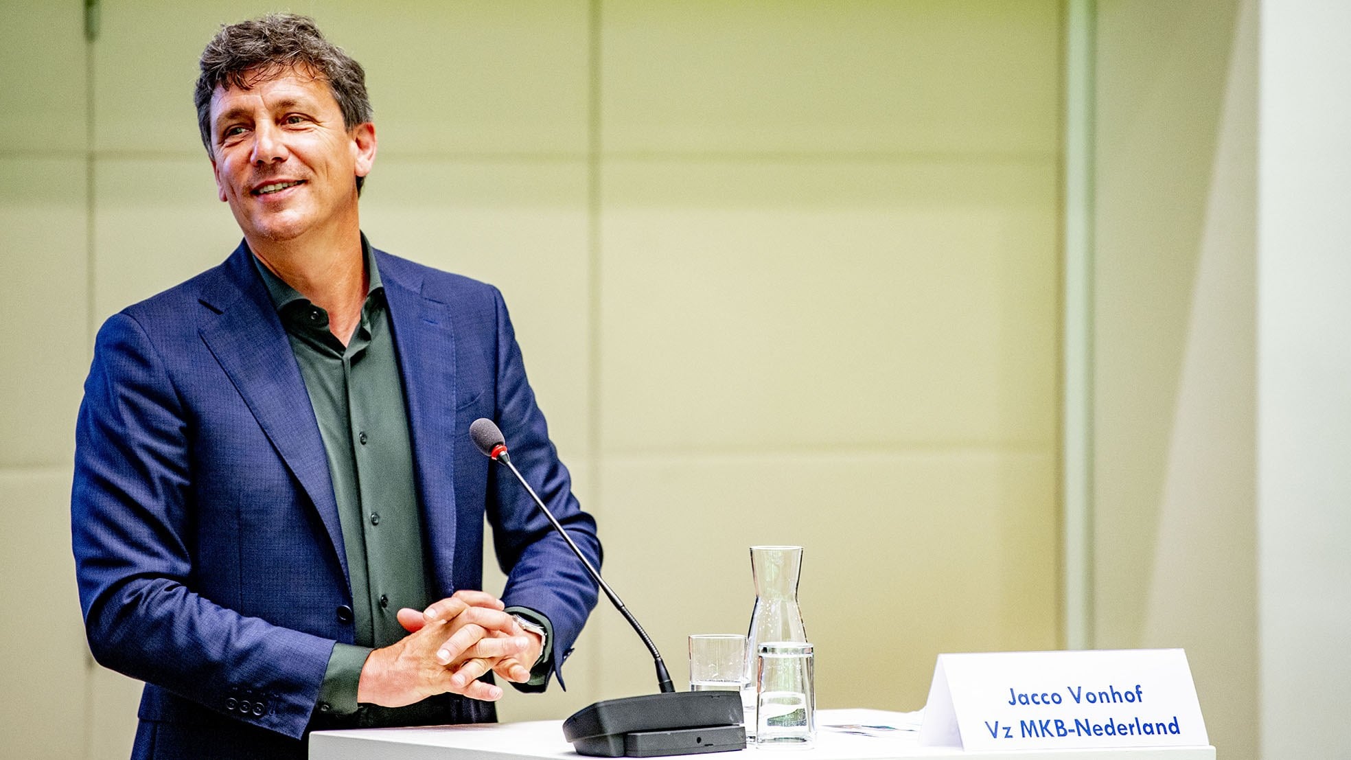 Jacco Vonhof, MKB-Nederland, op archiefbeeld. Afbeelding ter illustratie.