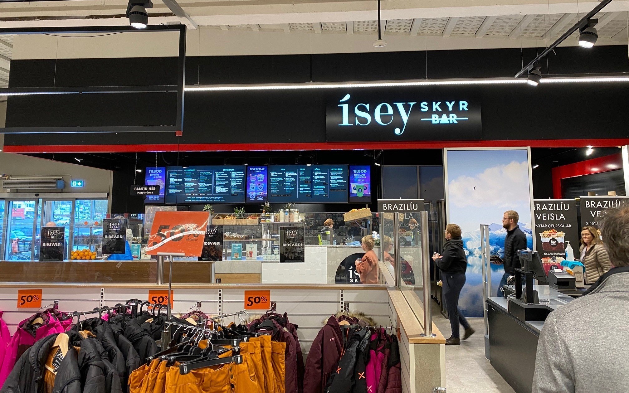 Een Skyr-balie. Foto: Hans van Tellingen