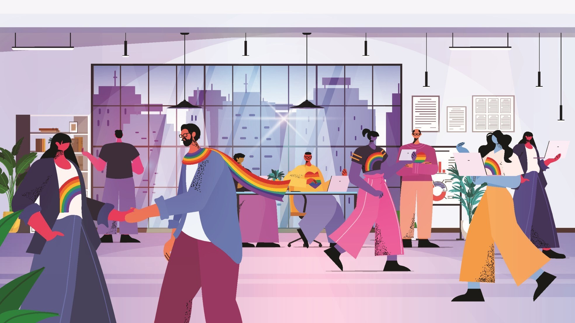 Lesbische en homoseksuele werknemers ervaren meer conflicten op de werkvloer dan hun heteroseksuele collega's. Beeld: Shutterstock