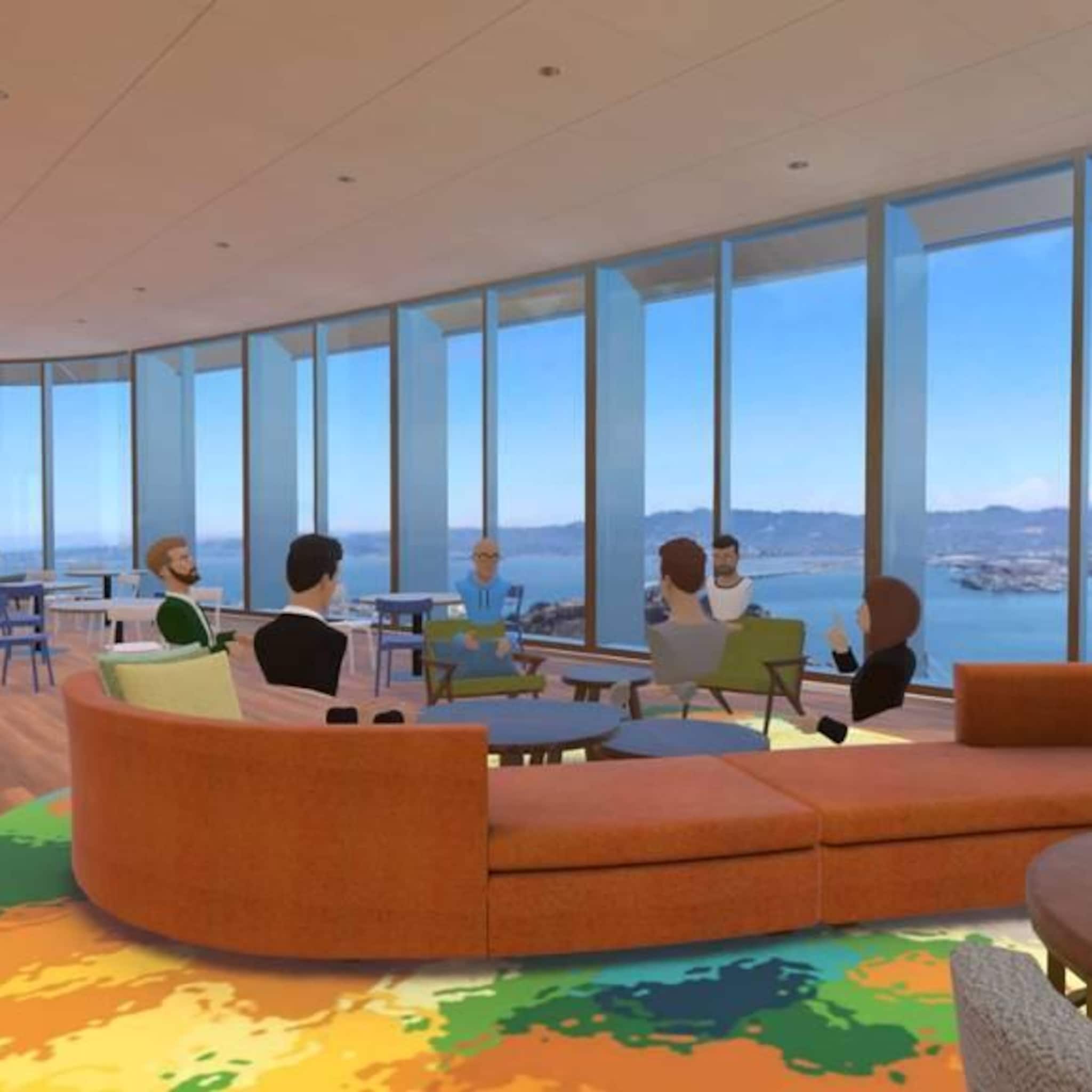 vergaderen in virtual reality salesforce probeert het uit