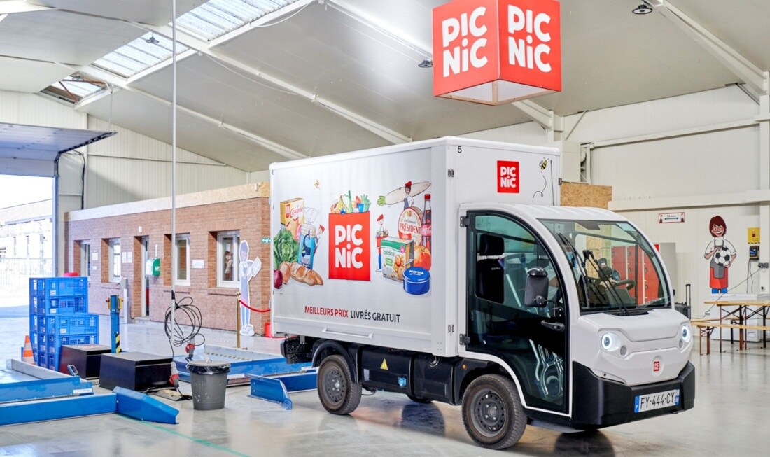 Nieuw: Picnic-auto's die door Franse steden gaan rijden. Foto: Picnic