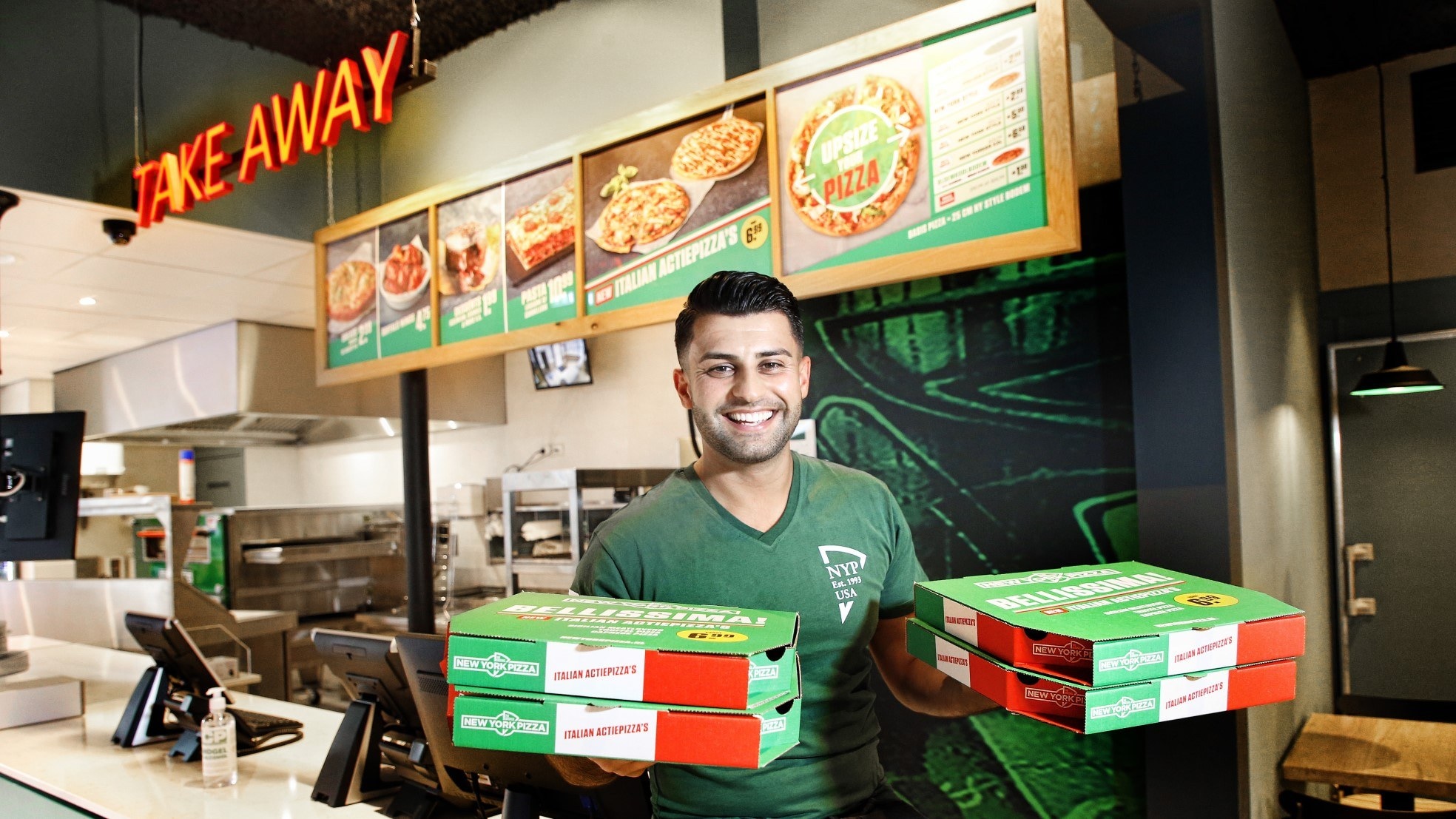Al jaren een hit: New York Pizza. Ook dit filiaal in Utrecht. Foto: Ruud Voest