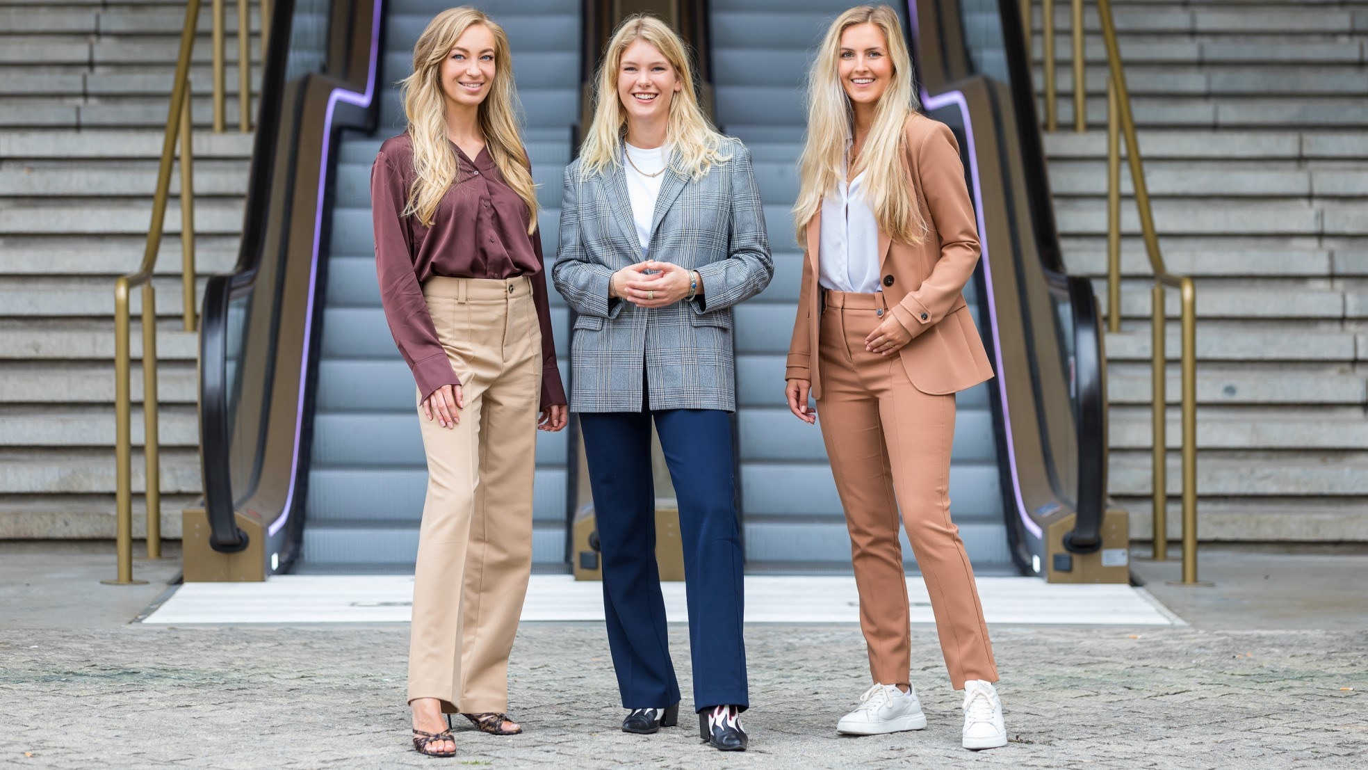 De Please ask m-oprichters. Van links naar rechts: Christel Schuurman, Charlotte Krist en Terry Spoon. Foto: Please ask m