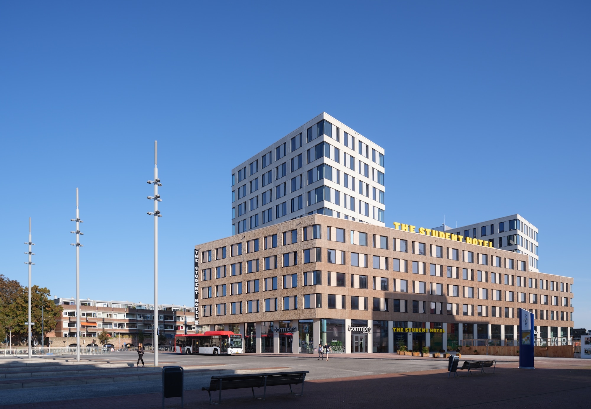 The Student Hotel wil op nog eens zeven locaties in Europa een studentenflat annex hotel openen, naast de al bestaande vijftien. Foto: The Student Hotel