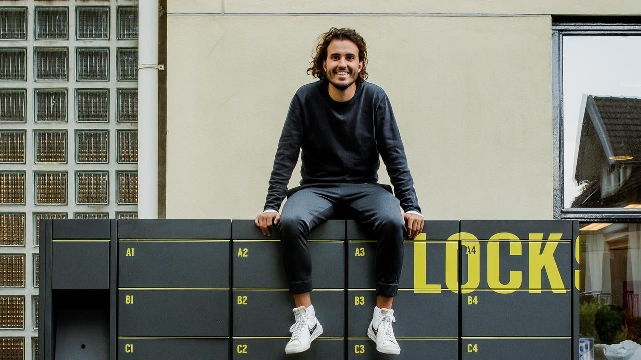 Abel Bijlsma startte afgelopen mei met Lockster. Foto: Lockster