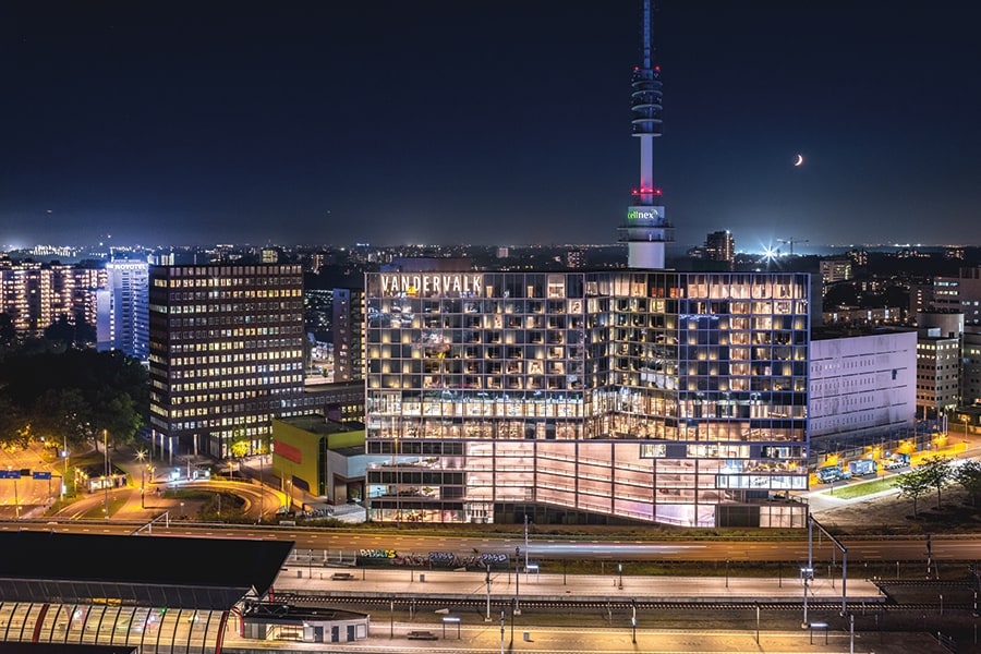 De hotels bieden alles waar een zakelijke gast om vraagt. Op de foto Hotel Amsterdam Zuidas. Foto:Valk Exclusief