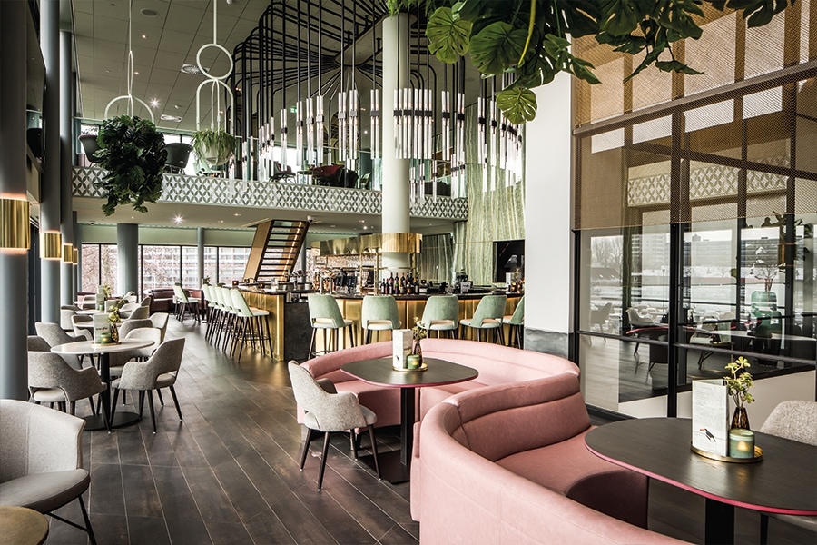 Hotelbar van Hotel Haarlem. Foto: Valk Exclusief