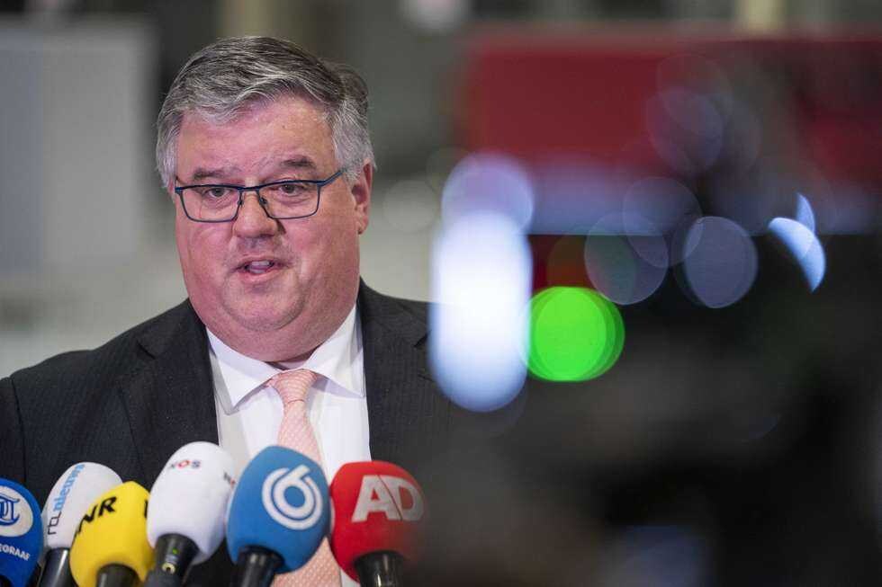 Burgemeester Hubert Bruls dreigt met sluiting van Nijmeegse horeca. Foto ANP