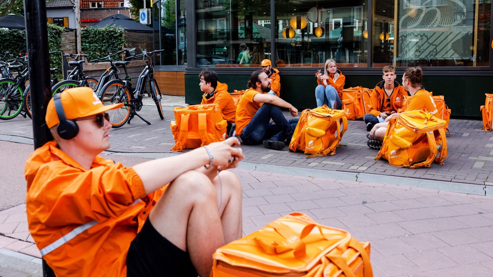 Thuisbezorgd groeide in het tweede kwartaal van dit jaar met liefst 25 procent. Foto: Jules van Iperen