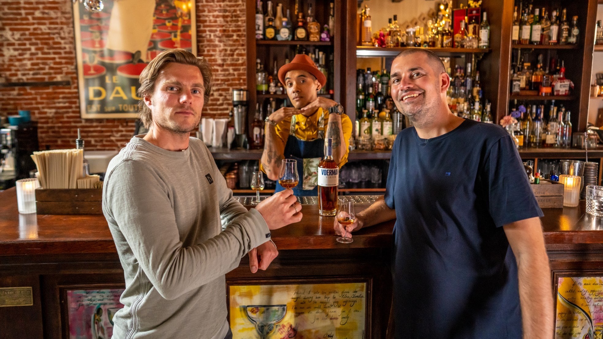 Jos Zonneveld (links) en Ingmar Voerman (rechts), samen zetten ze vieux weer op de markt. Foto: Tony Perez