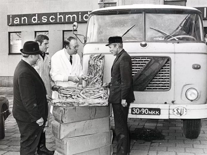 Historische foto van Schmidt Zeevis Rotterdam.