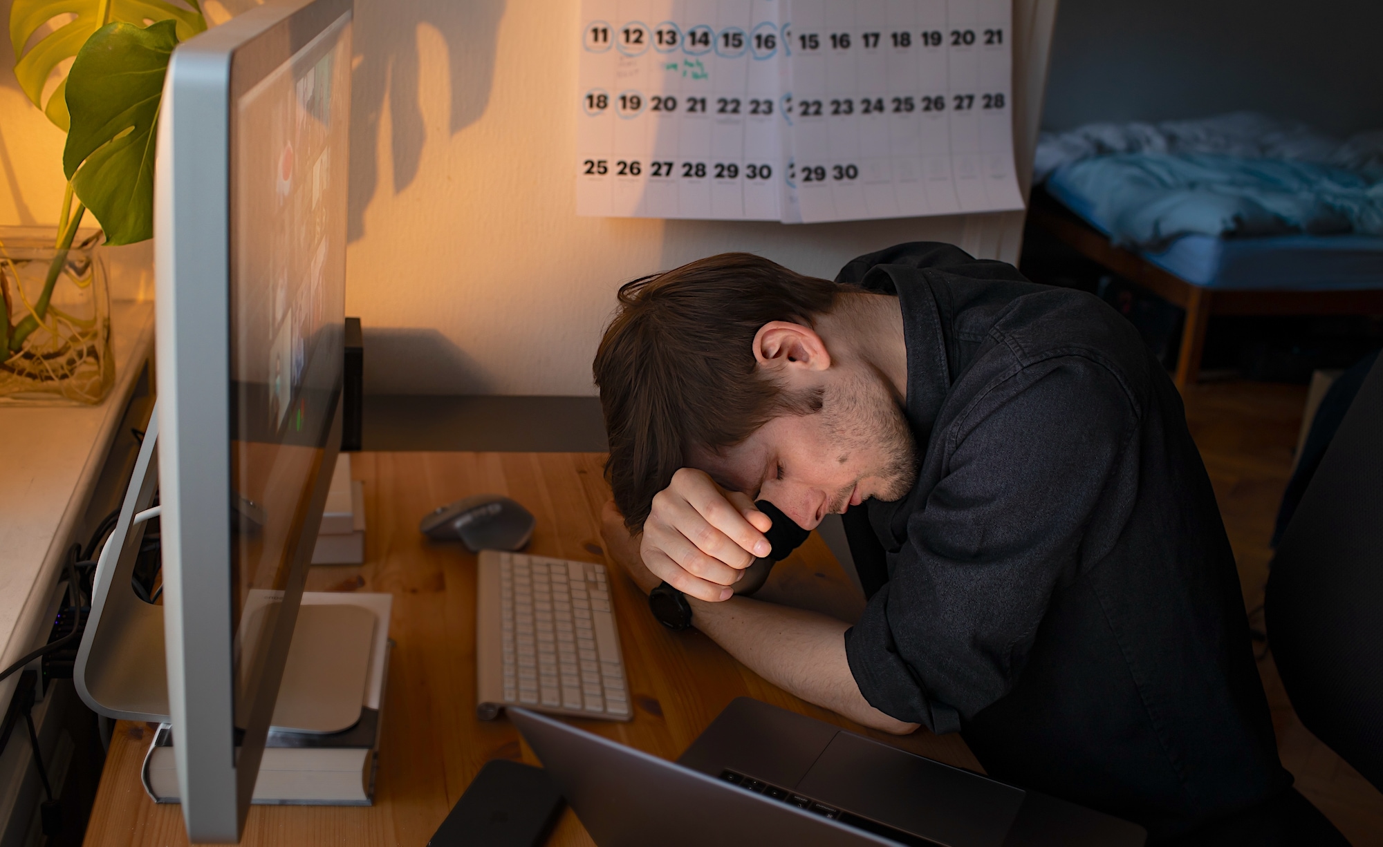 Martijn Brand, algemeen directeur van ADP Nederland: ,,Denk aan de kinderen die thuis zijn, de partner die ook thuiswerkt; dat trekt een zware wissel op het gezinsleven en vraagt aanpassingsvermogen.’’ Foto: Unsplash