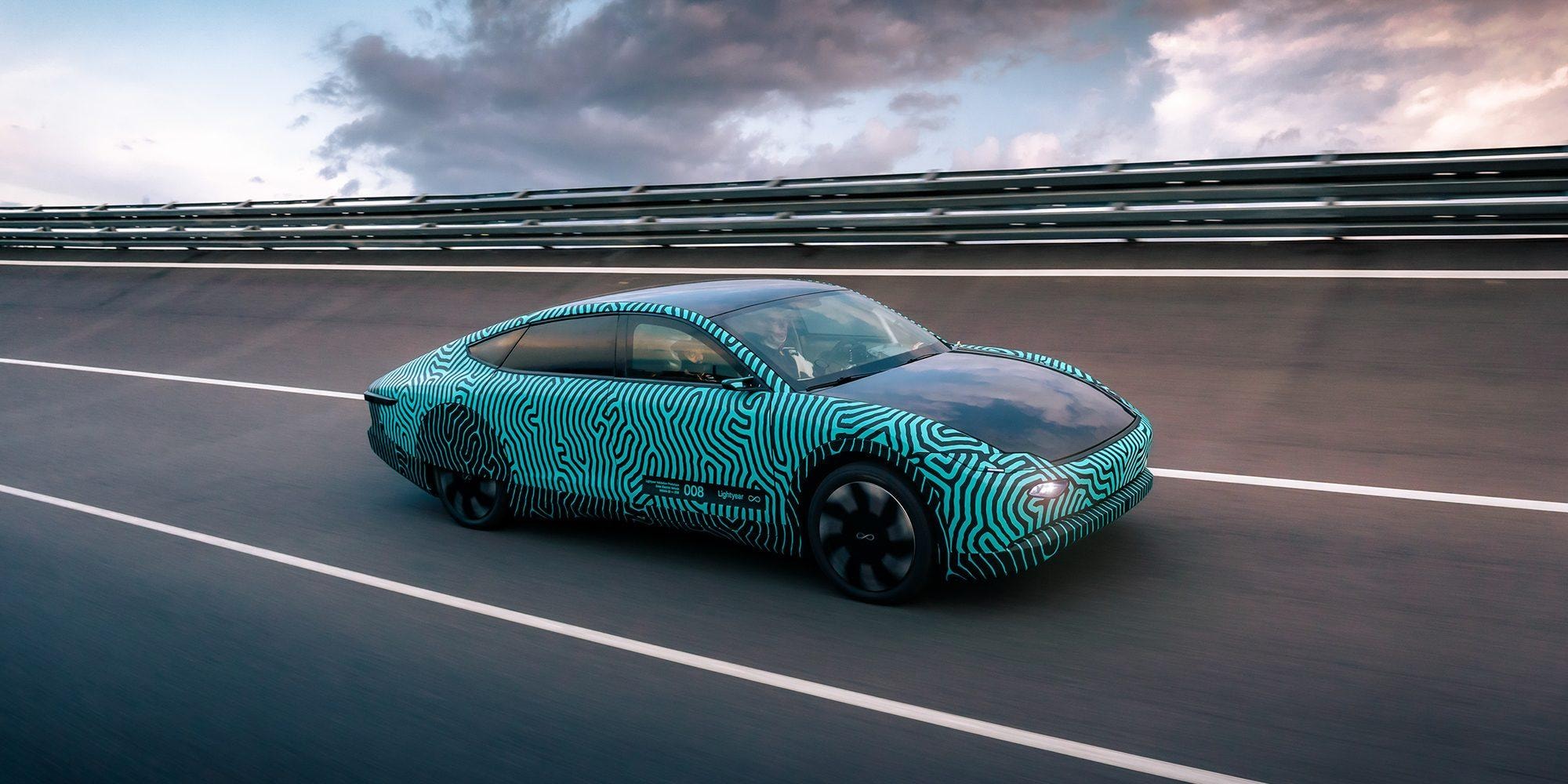 Lightyear One Prototype reed onlangs 710 kilometer op een batterijlading. Foto: Lightyear