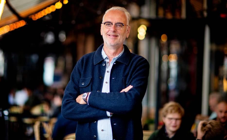 Maarten Hinloopen, horecaondernemer in Den Haag. Foto: AD/Guus Schoonewille.