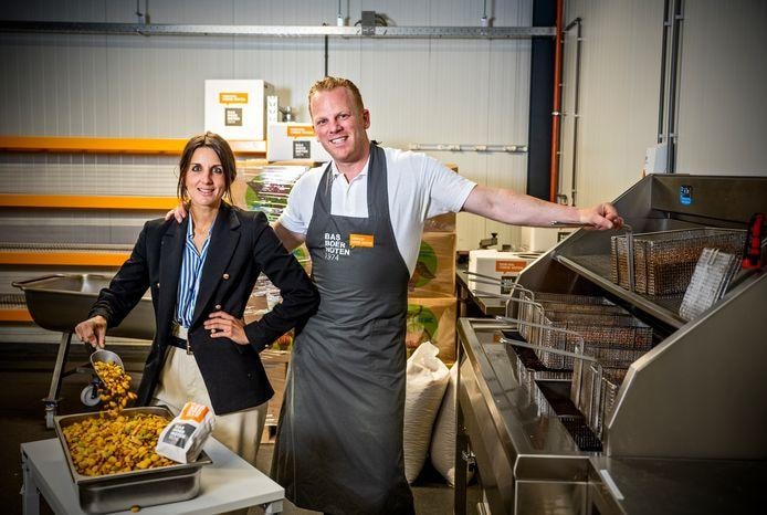 Bastian en Hania Boer waren eerst in andere sectoren actief voordat zij het familiebedrijf inrolden. Foto: AD/Frank de Roo.