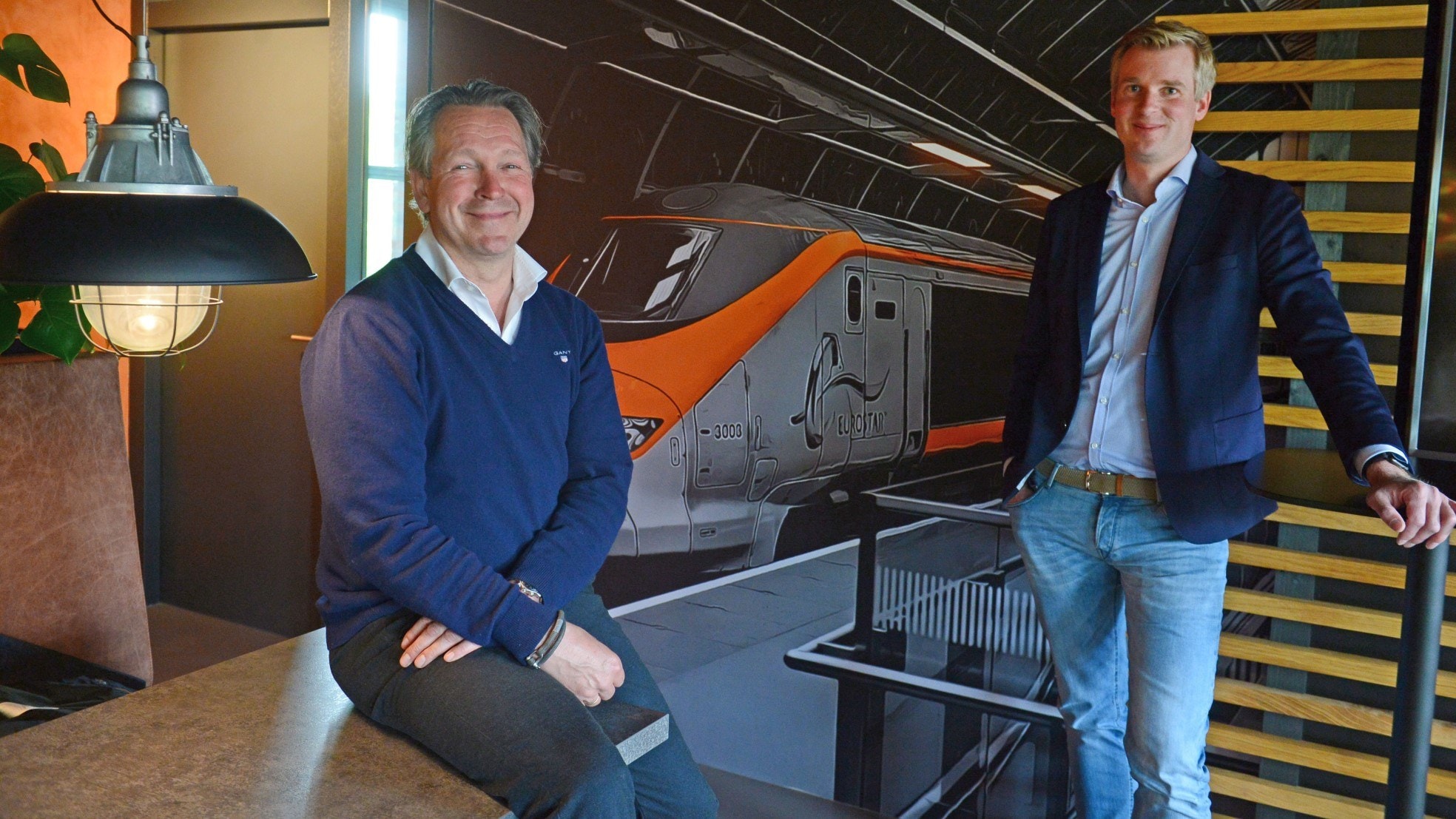 Directeuren Bart van Munster (rechts) en Alexander Mul (l) van Sqills. Foto: Annina Romita