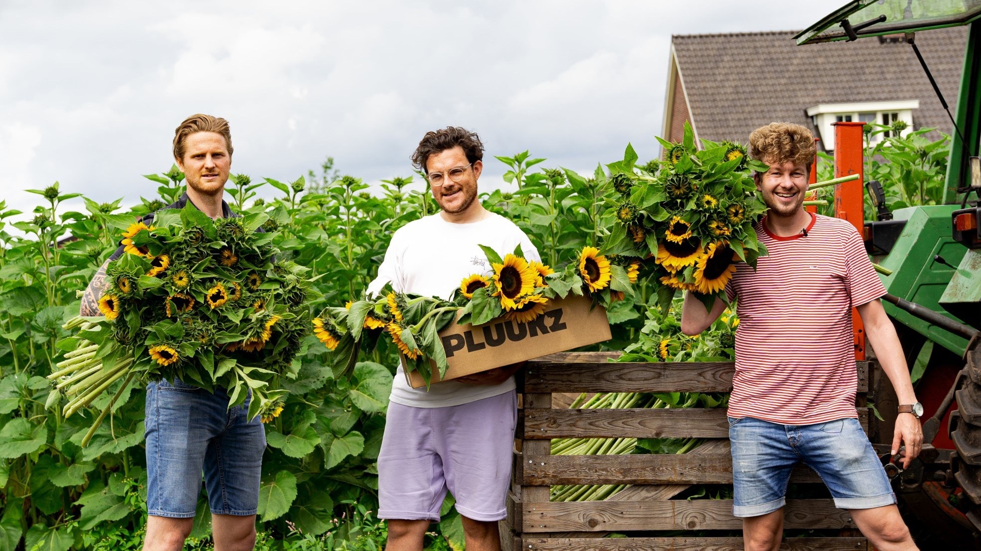 Van links naar rechts ondernemers Ton Groot, Frank Haagen en Thibaud van der Steen. Foto's: Pluukz