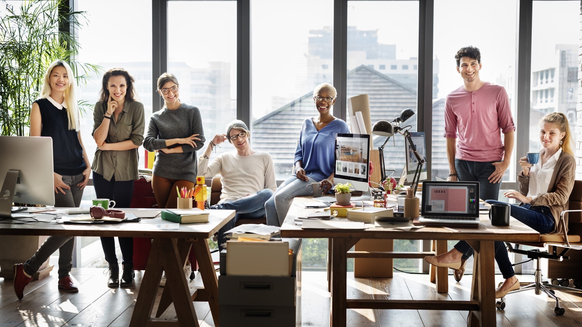Met een grote pool freelancers, zoals gebruikelijk bij reclamebureaus, lukt het je als ondernemer om snel te groeien. Foto: Shutterstock