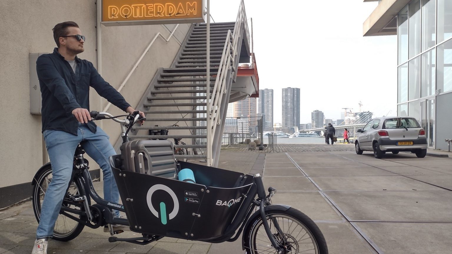 In Rotterdam al actief, maar nu kunnen ook inwoners van Den Haag gebruik maken van BAQME. Foto's: BAQME