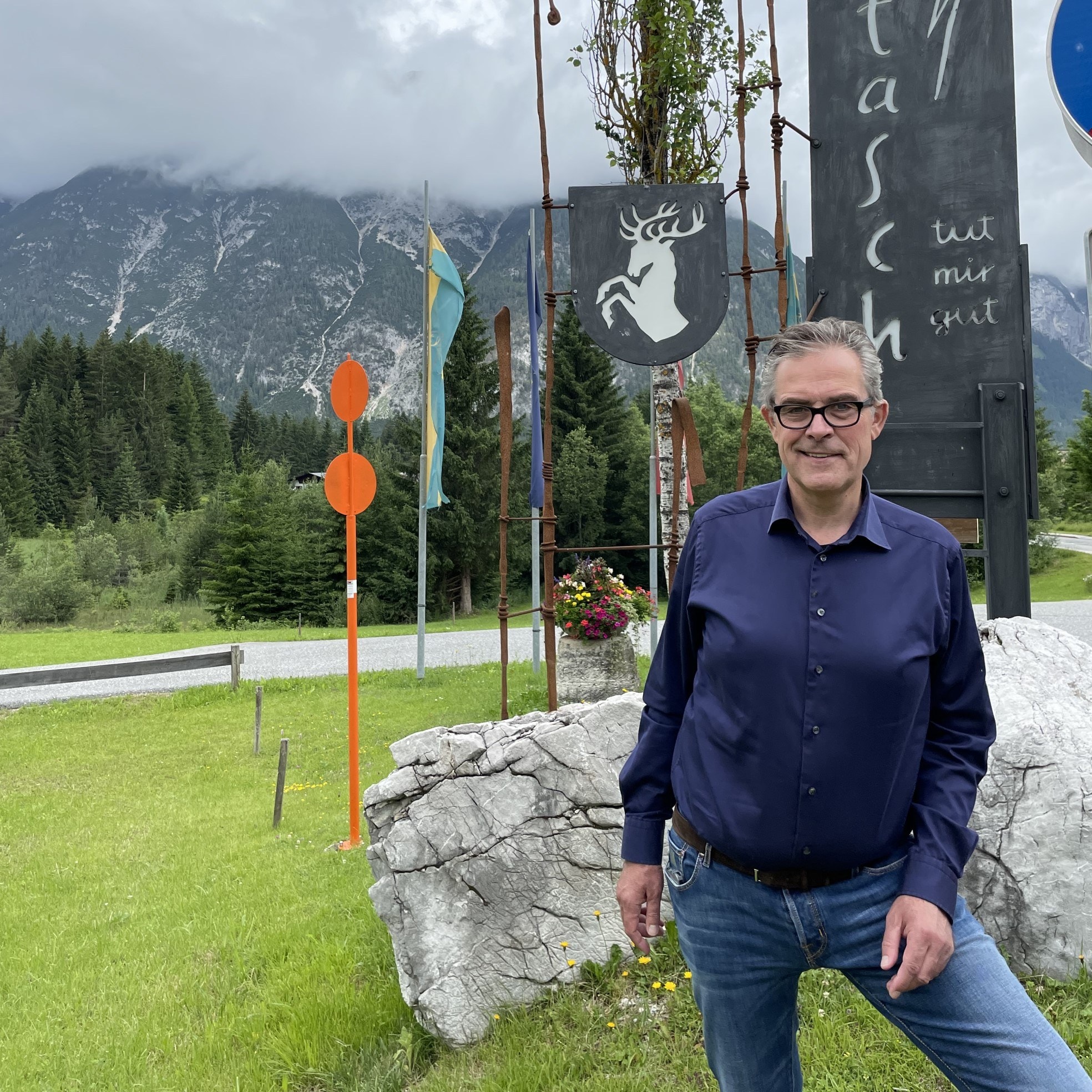 Andries Bruil in Oostenrijk, waar EuroParcs inmiddels ook meerdere resorts bezit. Foto: EuroParcs