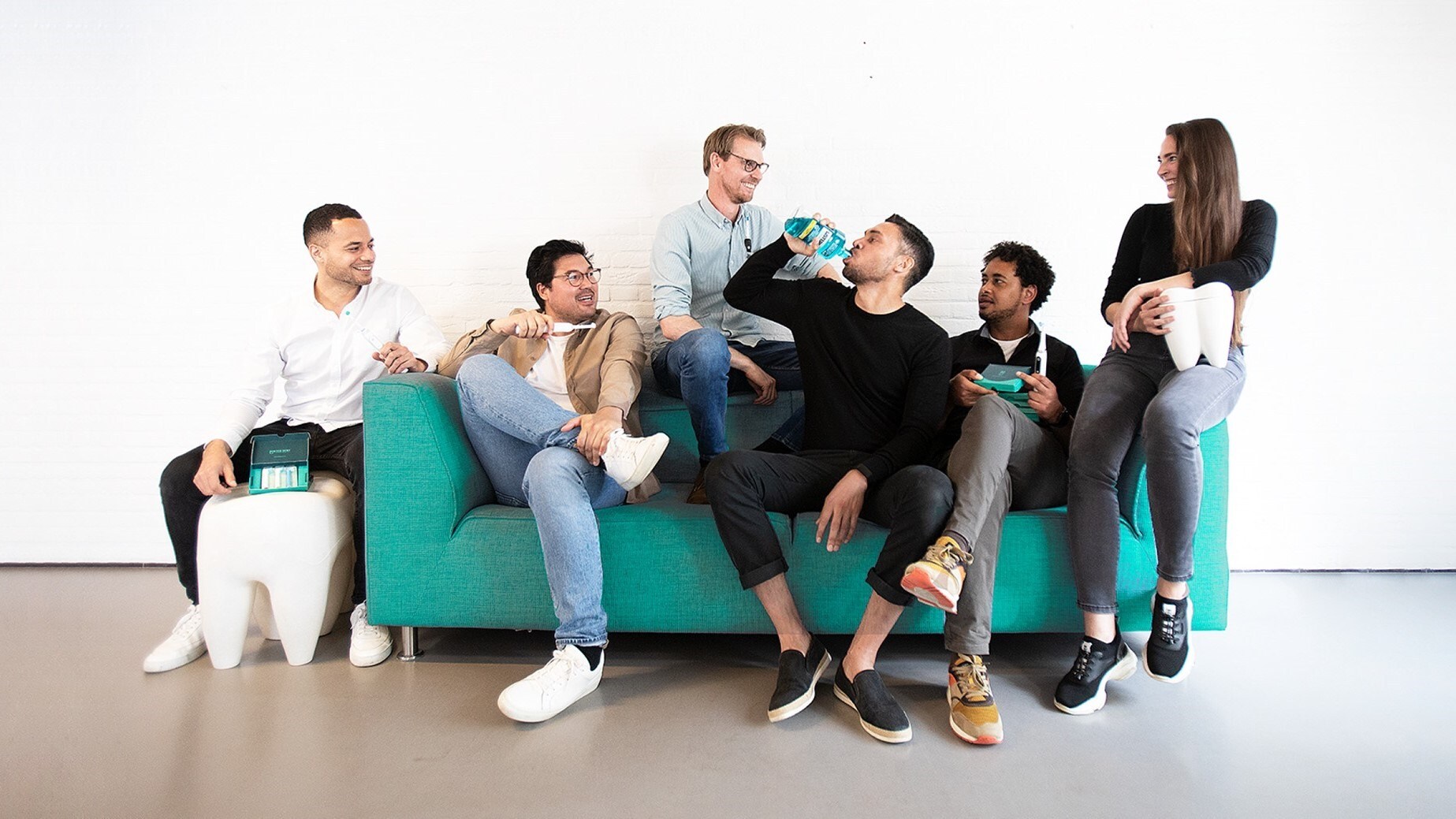 Het team achter de startup Dokter Dent. Foto: Dokter Dent