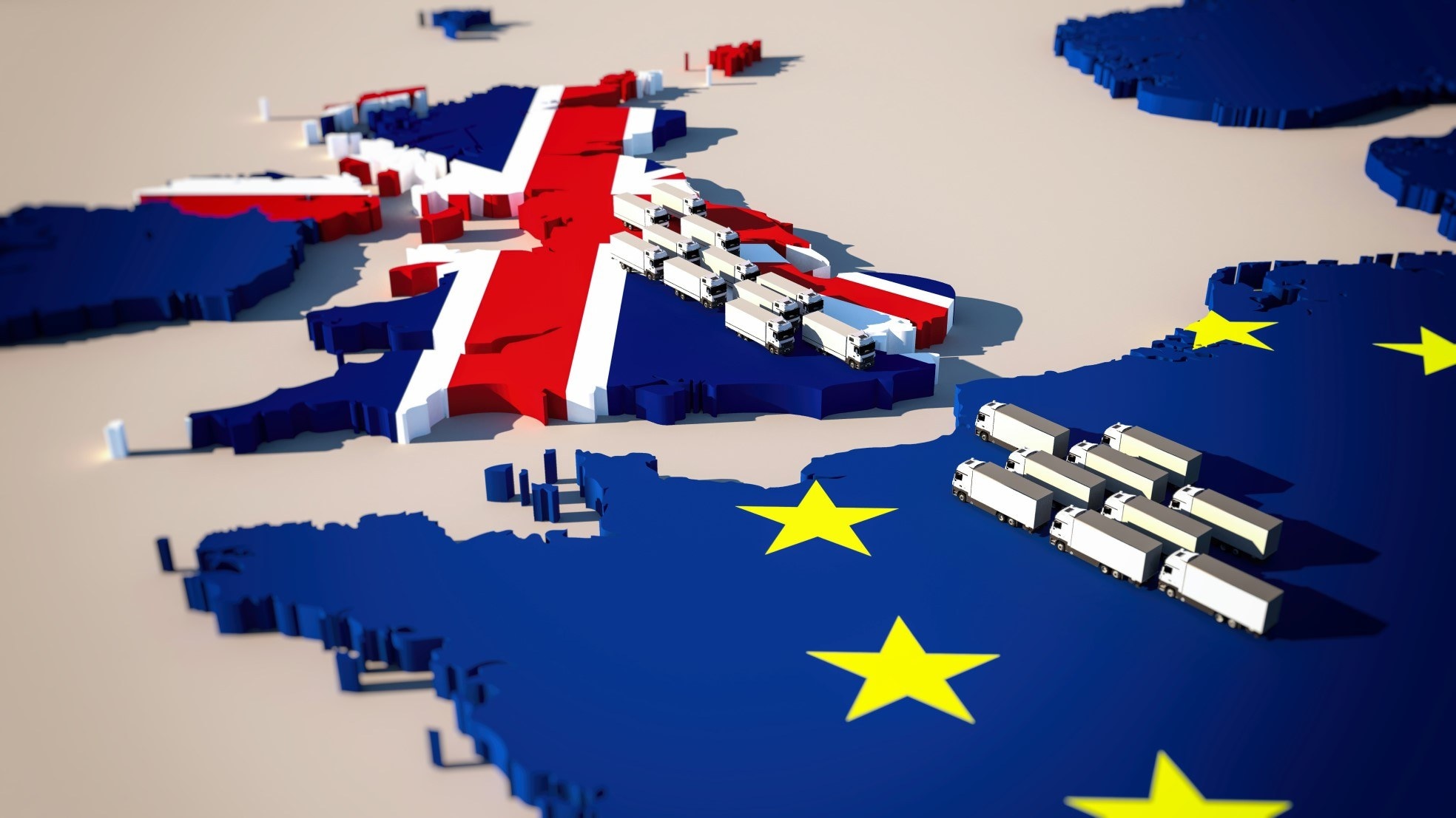 Voor 33 procent van de bedrijven is Brexit geen reden om in de toekomst minder handel te drijven met het VK. Foto: Shutterstock