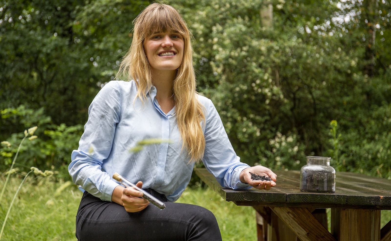 Eva Everloo van Pyropower wil met haar bedrijf iets aan voedselverspilling doen. Foto: Elly Molenaar.