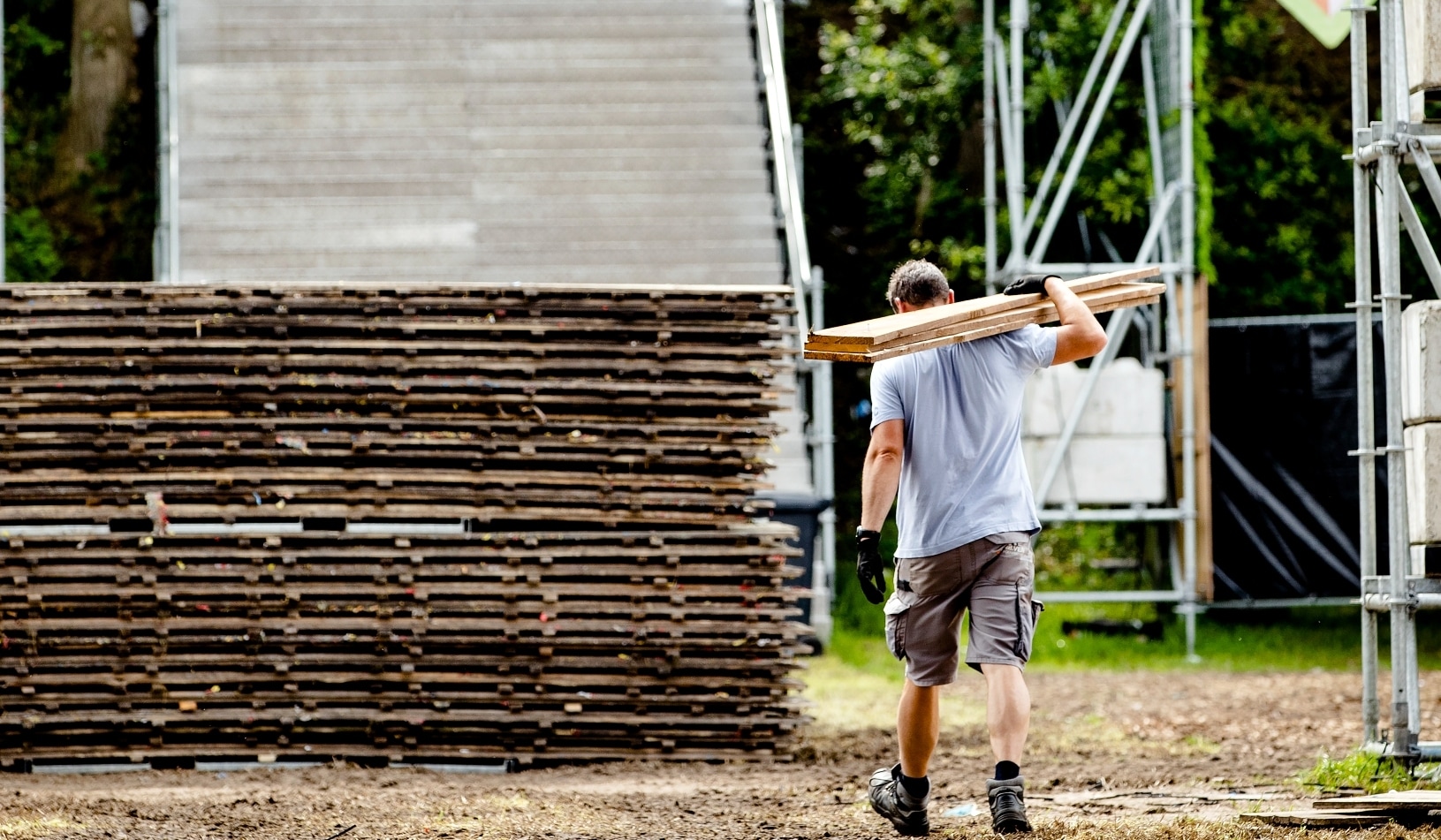 Het festival Live Again kon afgelopen weekend niet doorgaan wegens de aangescherpte coronamaatregelen. Verwacht wordt dat het kabinet extra geld vrijmaakt om de evenementenbranche te compenseren voor dit soort tegenvallers. Foto: ANP