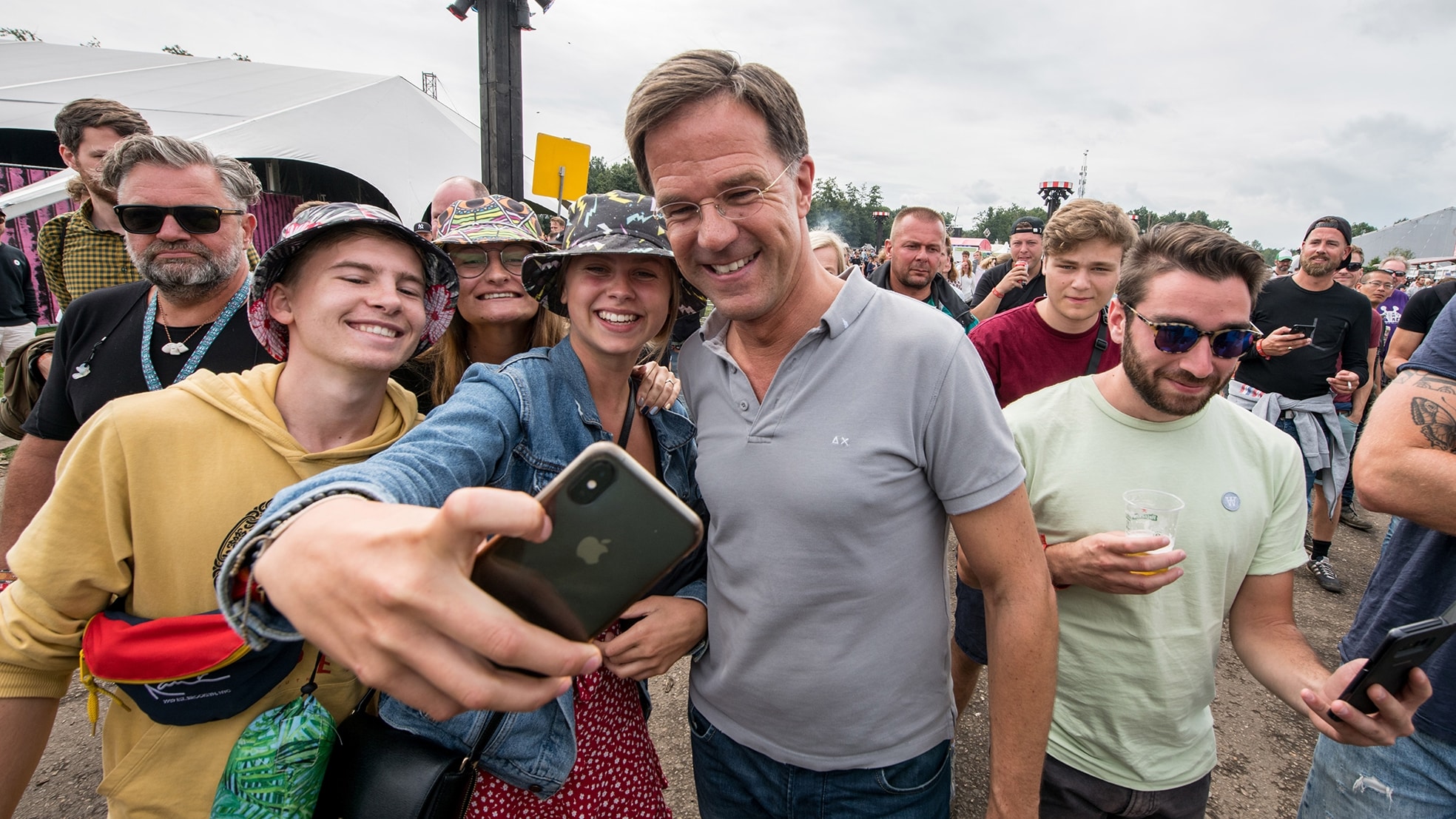 Onze premier, op Lowlands. Foto: ANP.