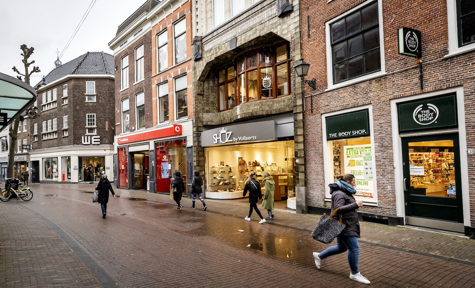 Volgens winkeliersvereniging INretail hebben achterblijvende bezoekersaantallen invloed op bestedingen in de binnenstad. Foto: ANP