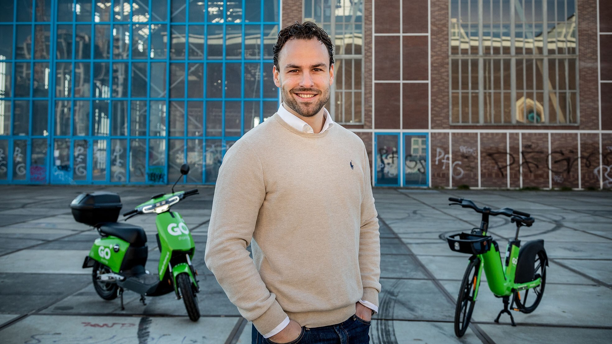 Raymon Pouwels, ceo en mede-oprichter van Go Sharing. Foto: Photo Republic/Bibi Neuray