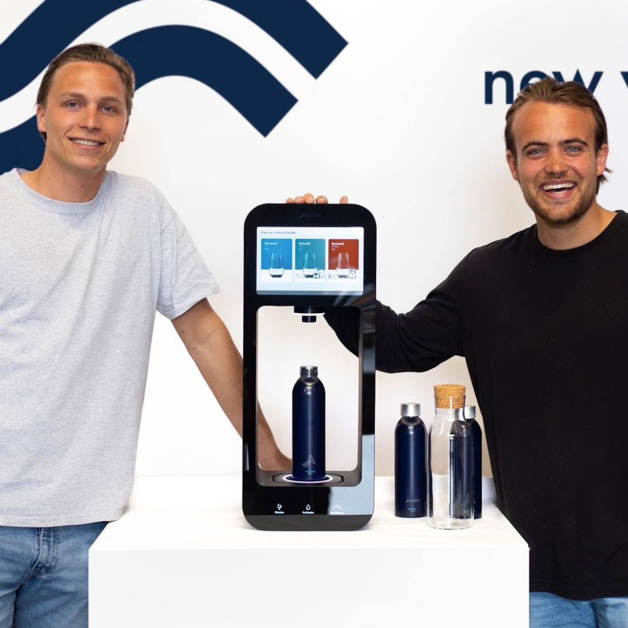 statiegeld op kleine plastic flesjes niet nodig volgens marc en marnix van aquablu
