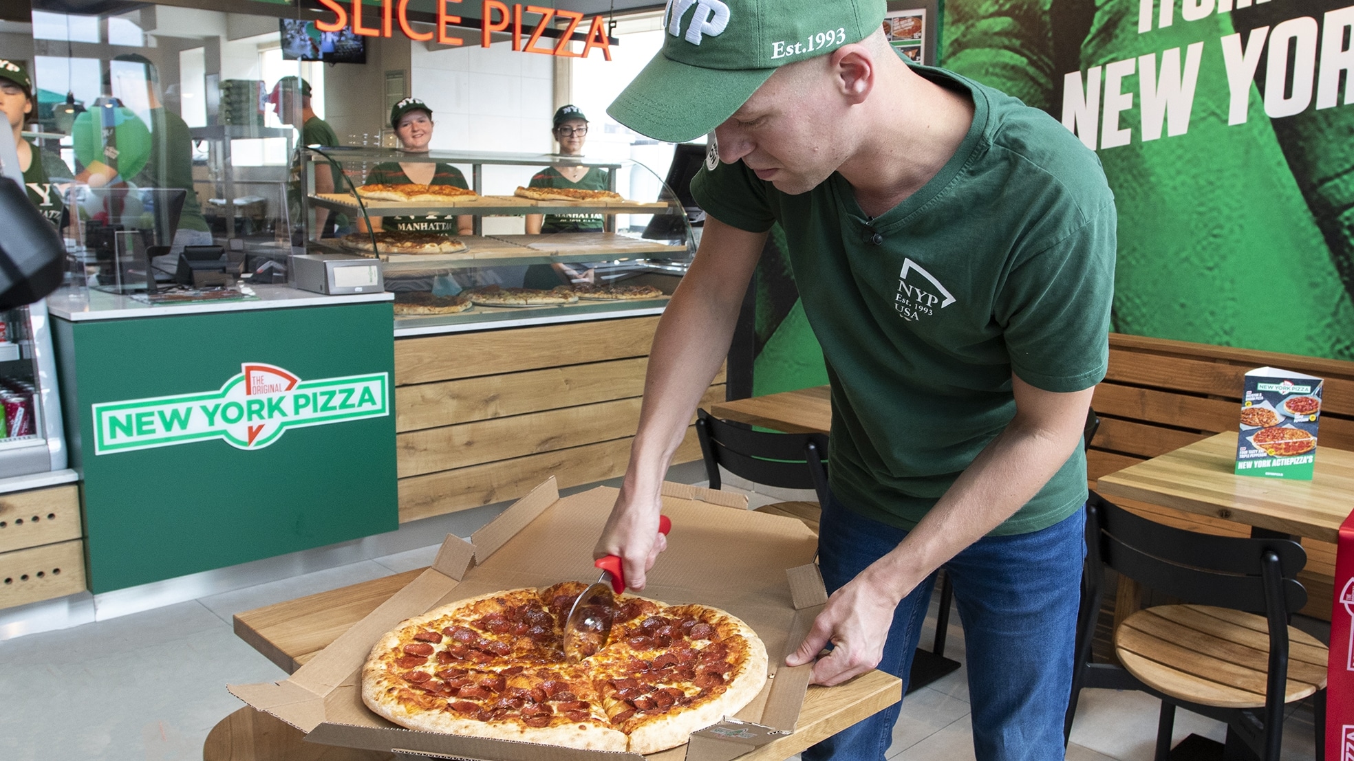 De Nederlandse pizzaketen New York Pizza komt grotendeels in handen van het Noorse Orkla. Foto: Cynthia Cats