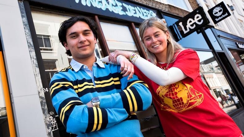 Sem Bosveld en zijn bedrijfsleider Loekie van Gils. Foto: Marnix Schmidt