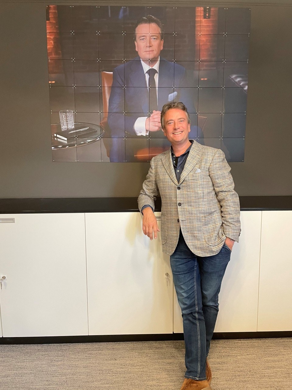 Investeerder Pieter Schoen bij een 'Pieter Schoen van IXXI'.
