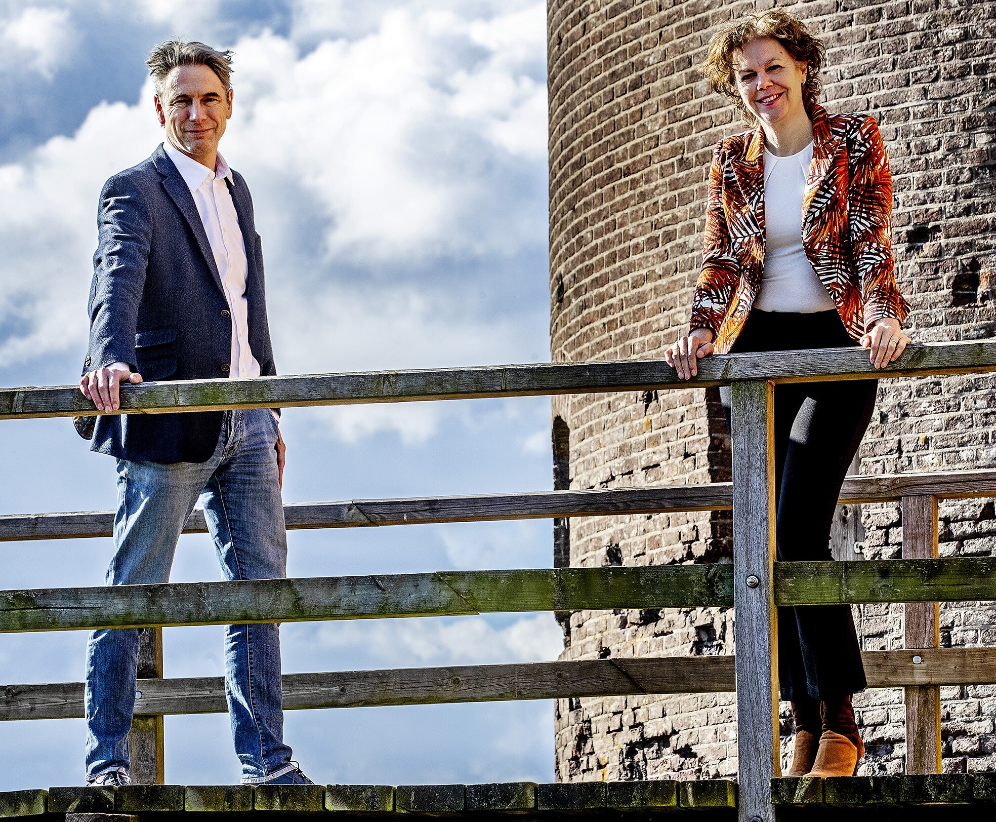 VNO-NCW-voorzitter Ingrid Thijssen en FNV-voorzitter Tuur Elzinga. Foto: Pim Ras